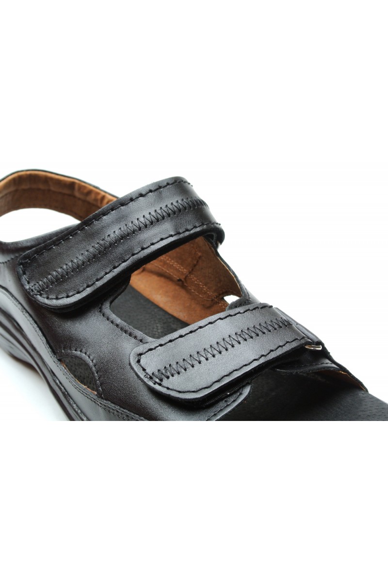 sandales noires confortables