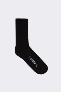 Chaussettes en coton noir 2...