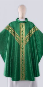 Les chasubles vertes avec ornement - Les chasubles - vetementsliturgiques.fr